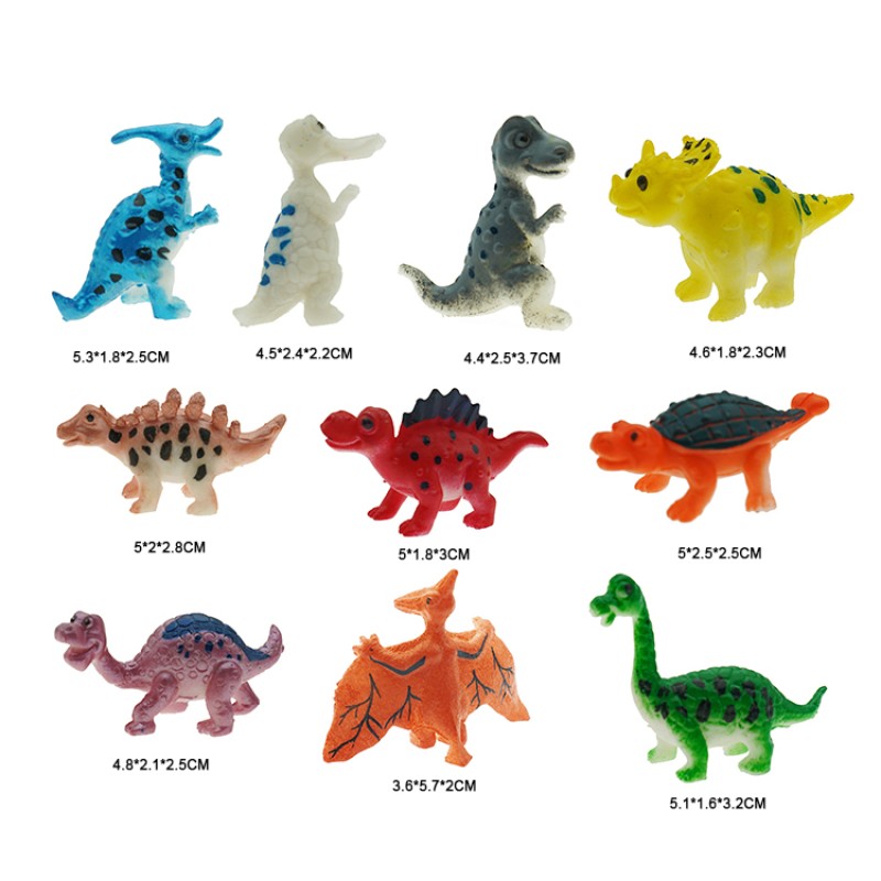 Dinosaur Toys Factory - 10 Models Mixed for 75MM Capsule
