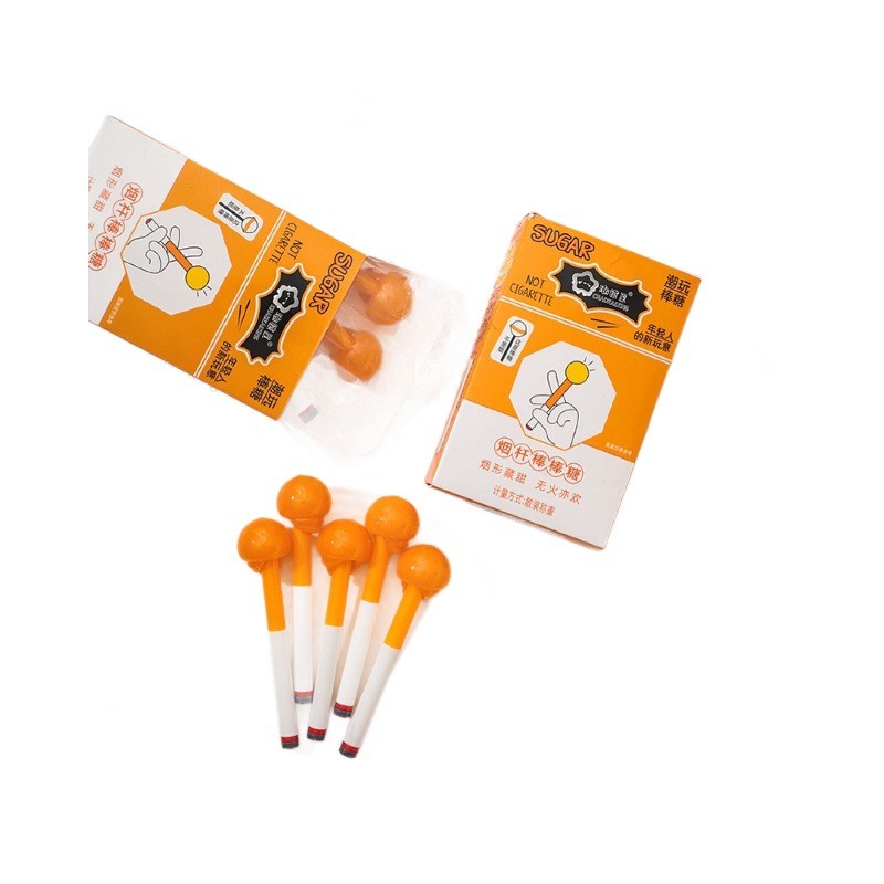 Cigarette Shape Lollipop Factory - 9.5CM Plastic Candy Stick