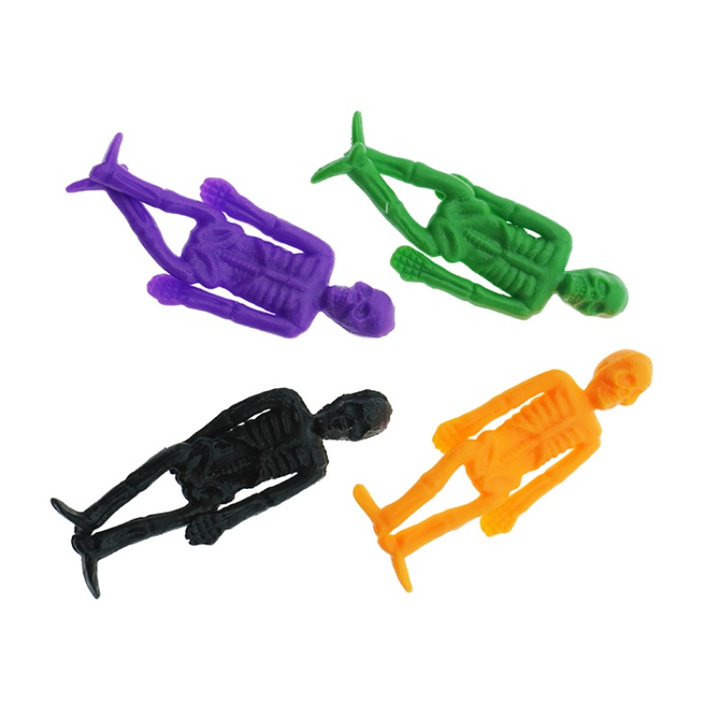 Skeleton Man Toys Supplier - Halloween Luminous Decompressed Soft