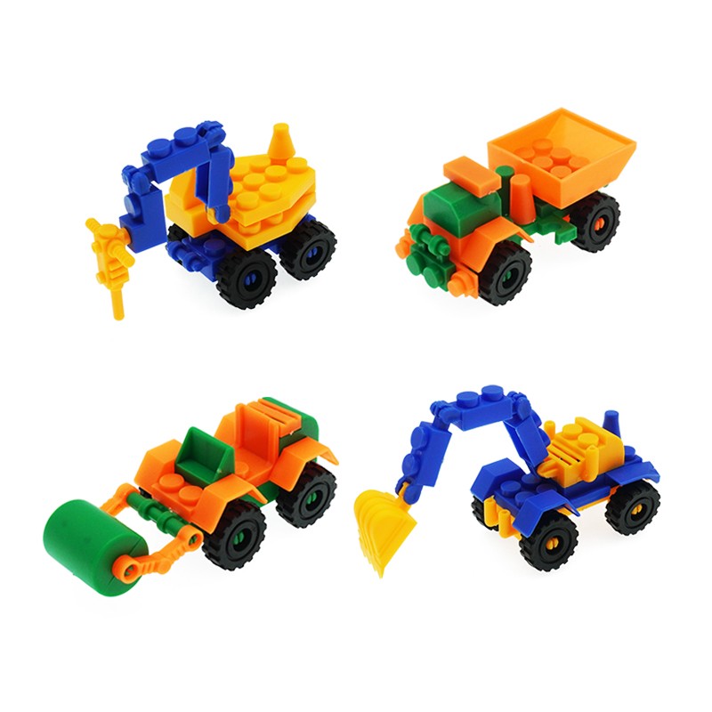 Engineering Vehicle Supplier - DIY 4 Models Construction Trucks