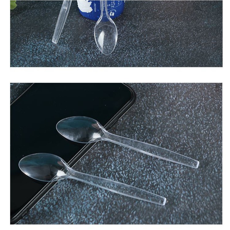Disposable Spoon Factory - 12CM PP Chocolate Honey Spoon