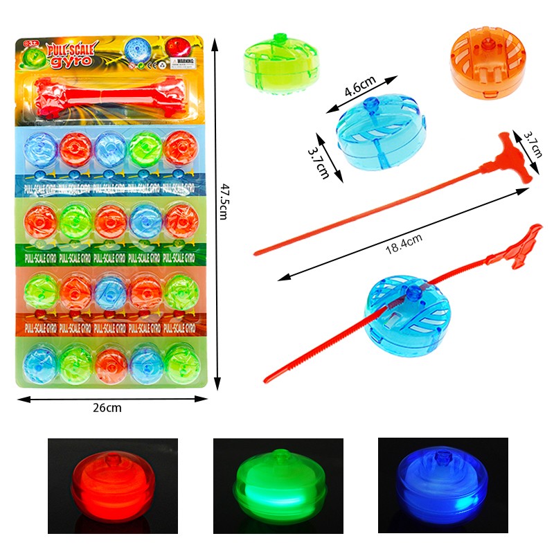 Pull Scale Gyro Factory - Plastic Flash Pull Tape Spinning