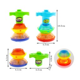 Flash Spinning Top Factory - 10.5CM 3 Colors Lights Gyro