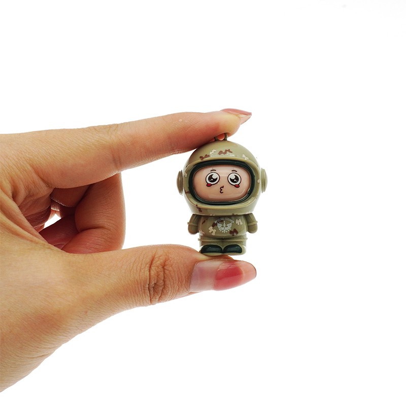 Mini Face Change Soldier Supplier - Plastic Changeable Doll Keychain