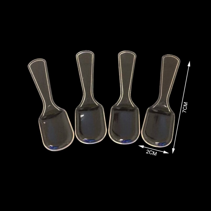 PS Ice Cream Scoop Supplier - Transparent Disposable Small Spoon