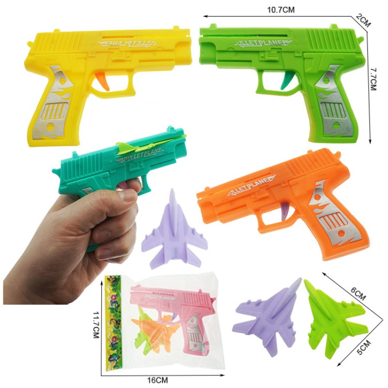 Colorful Gun Shooting Toy Supplier - with Airplane Safe Bullet