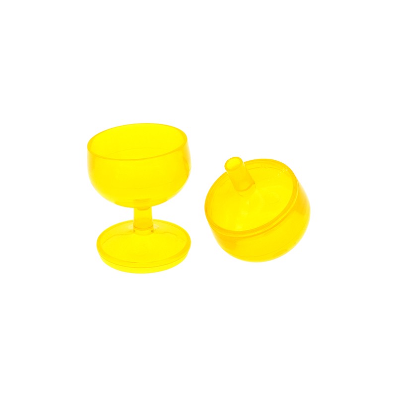 Spinning Top Supplier - Plastic Mini Gyro Tall Cup Deformable