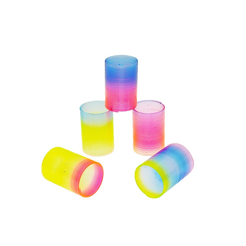 Rainbow Spring Factory - 4.5CM Plastic Coil Spring Toys