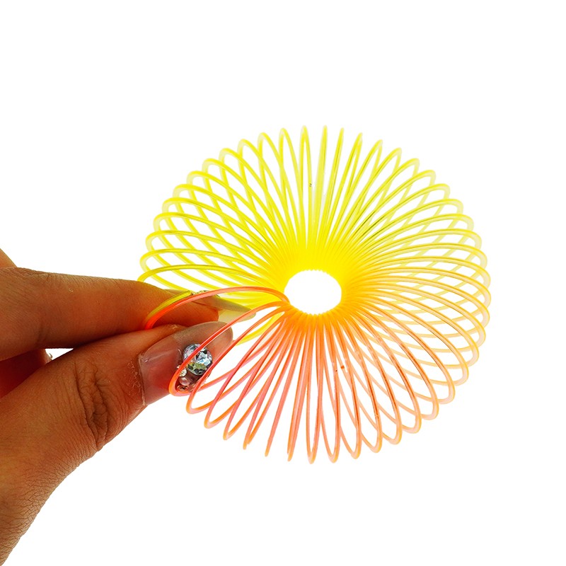 Rainbow Spring Supplier - 3.5CM Plastic Coil Spring Toys