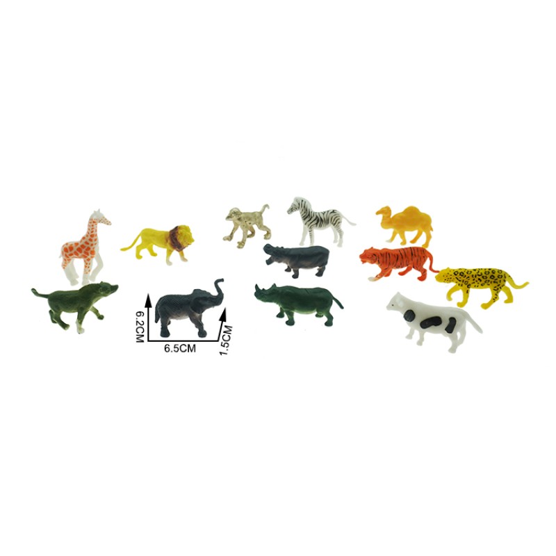 Solid Animals Supplier - 2023 New 12 Models Mixed Toys