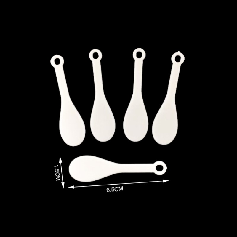 Disposable Tableware Spoon Factory - White PP Small Dessert Spoon