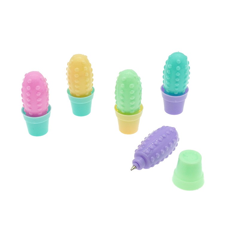 Potted Plant Pen Supplier - Cactus Shaped Ballpoint Pen