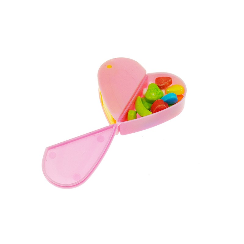 Heart Whistle Candy Box Manufacturer - Rotatable Plastic Container