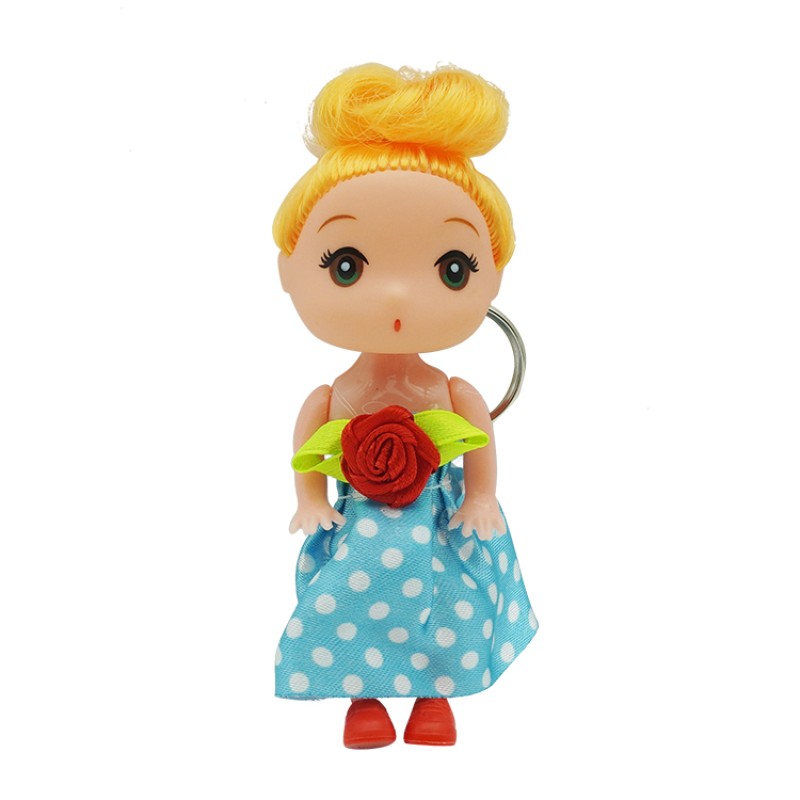 Cute Girls Doll Supplier - 4 Inch Plastic Keychain Toys