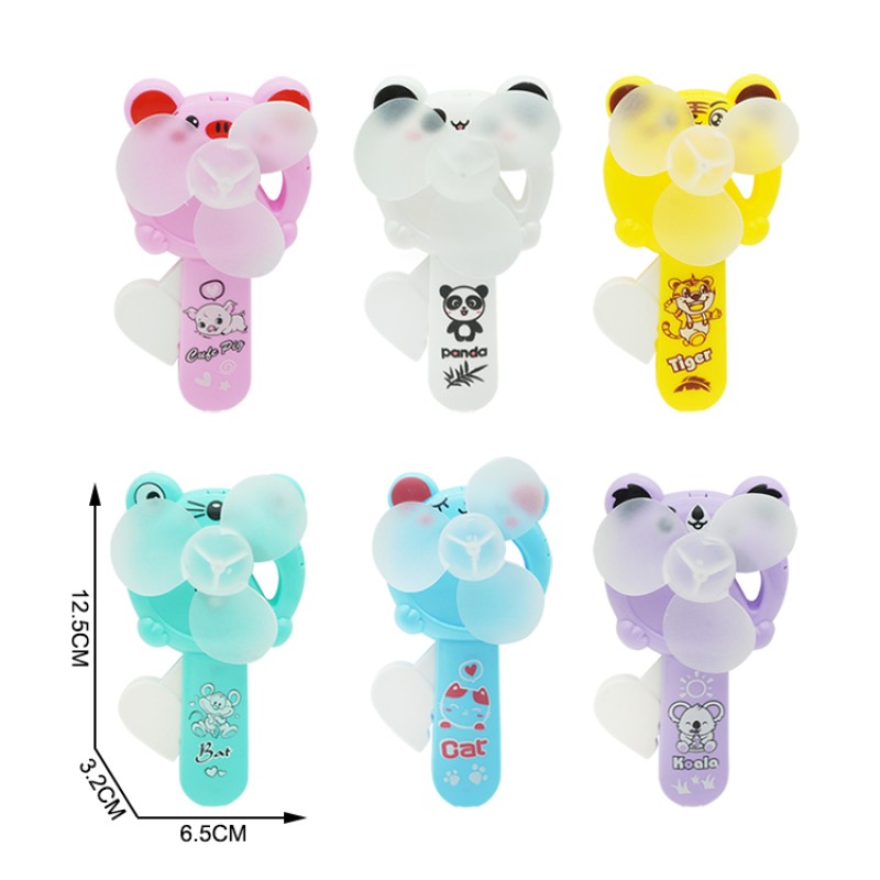Hand Press Fan Factory - Plastic 6 Models Mixed for Kids