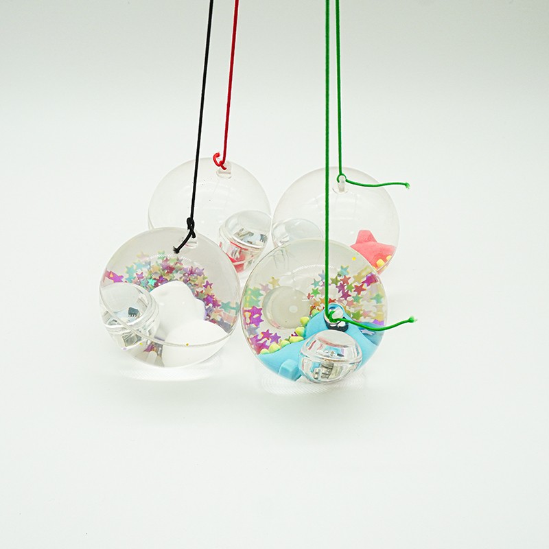Crystal Bouncy Ball Factory - Flash Cute Cartoon TPR with Light