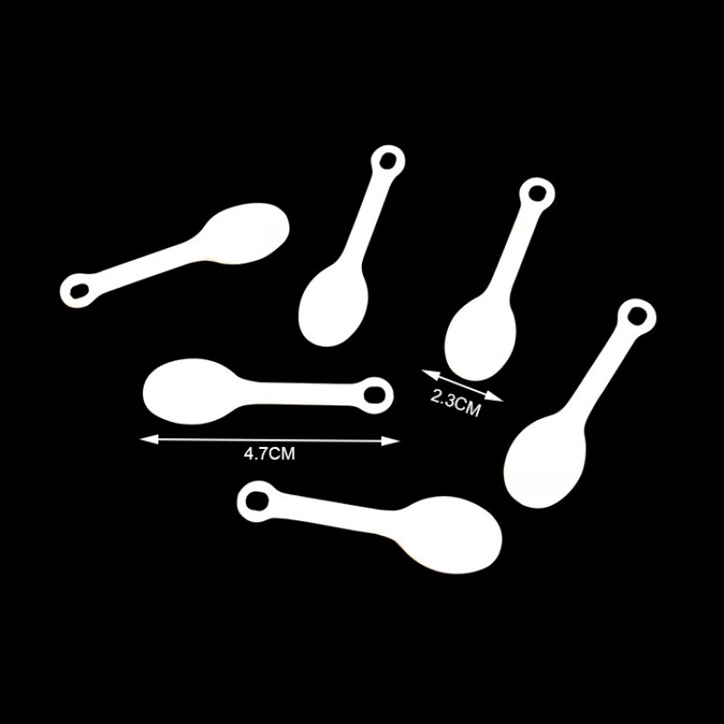 Disposable Tableware Spoon Factory - White PP Small Dessert Spoon