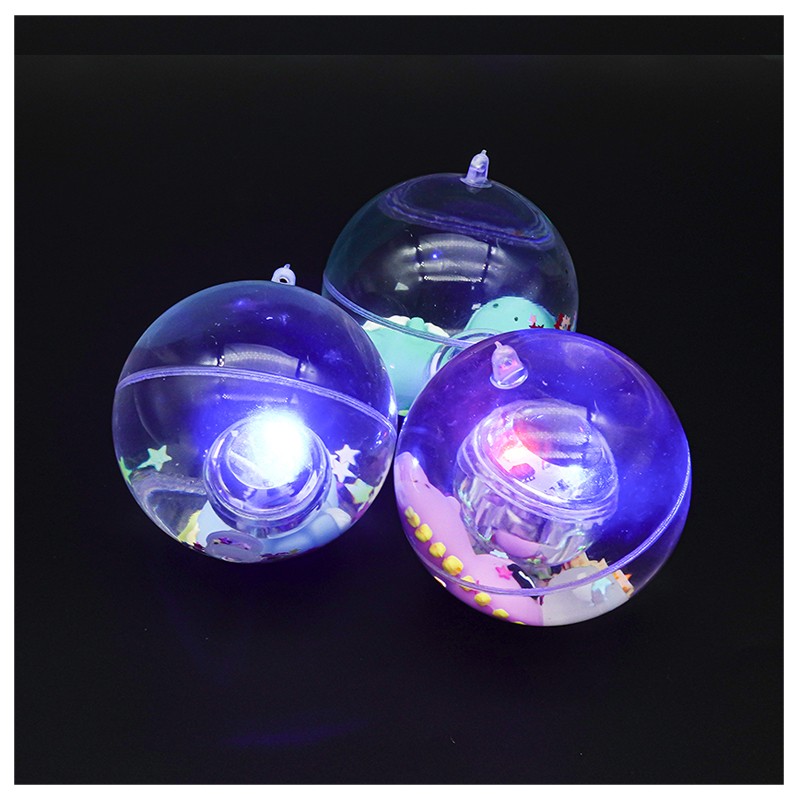 Crystal Bouncy Ball Factory - Flash Cute Cartoon TPR with Light