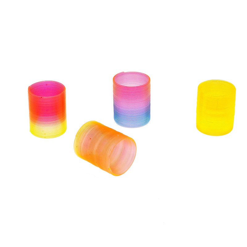 Rainbow Spring Supplier - 3.5CM Plastic Coil Spring Toys