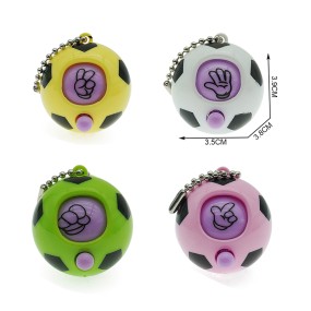 Football Guessing Keyring Supplier - Plastic Football Finger-guessing