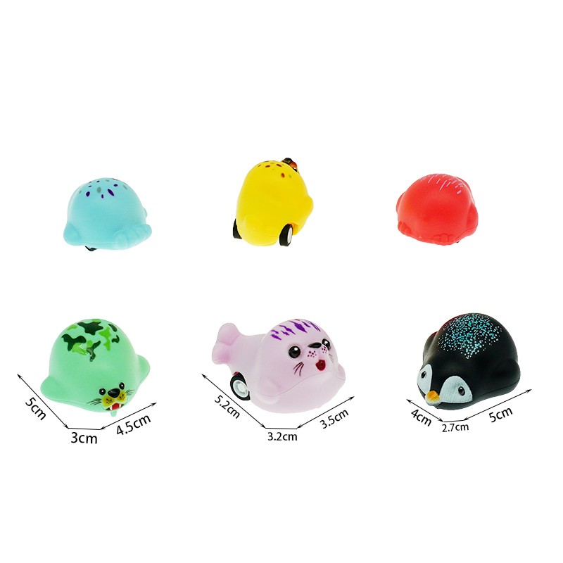 Marine Animals Car Manufacturer - ABS Material Pull Back Friction