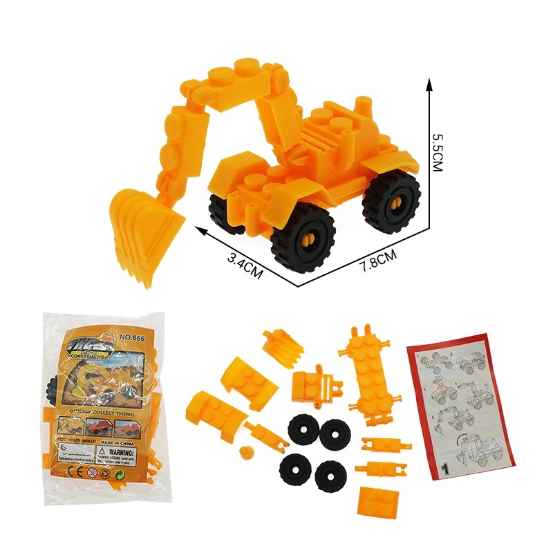 Engineering Vehicle Factory - DIY 4 Models Construction Truck