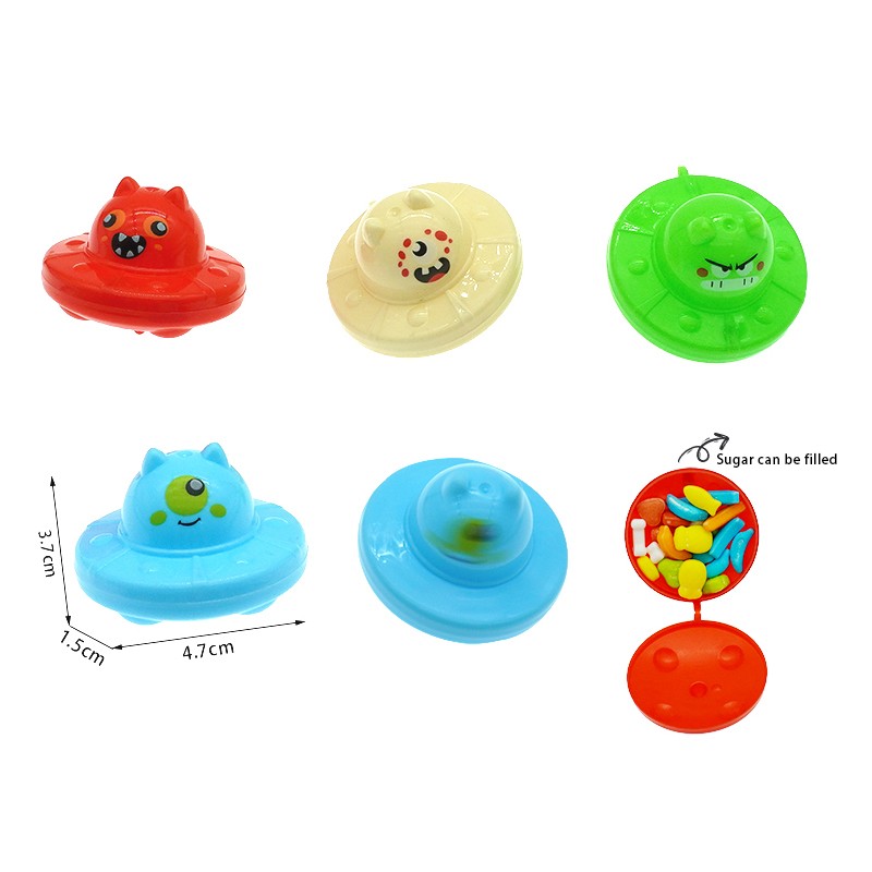 Spinning Top Candy Container Supplier - Colorful Empty Container