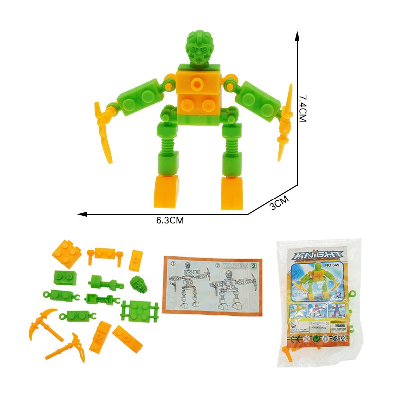 Brick People Supplier - DIY 4 Models Super Blocks Toys