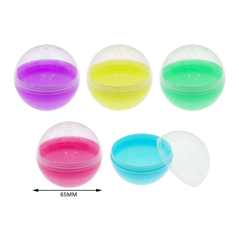 Half Transparent Capsule Factory - PP 65mm Round Capsule Ball