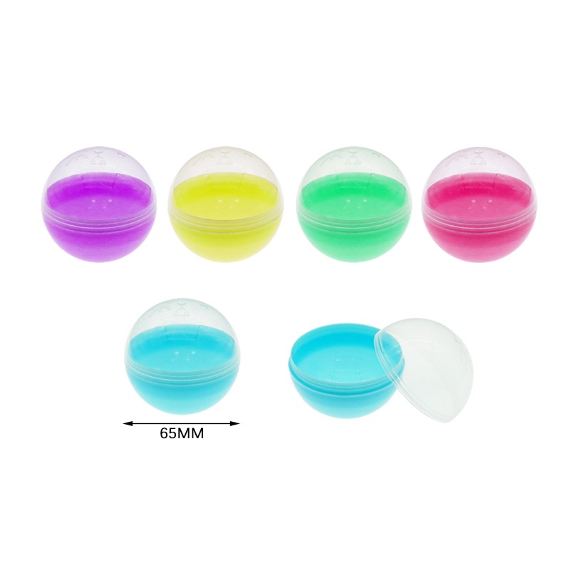 Half Transparent Capsule Factory - PP 65mm Round Capsule Ball