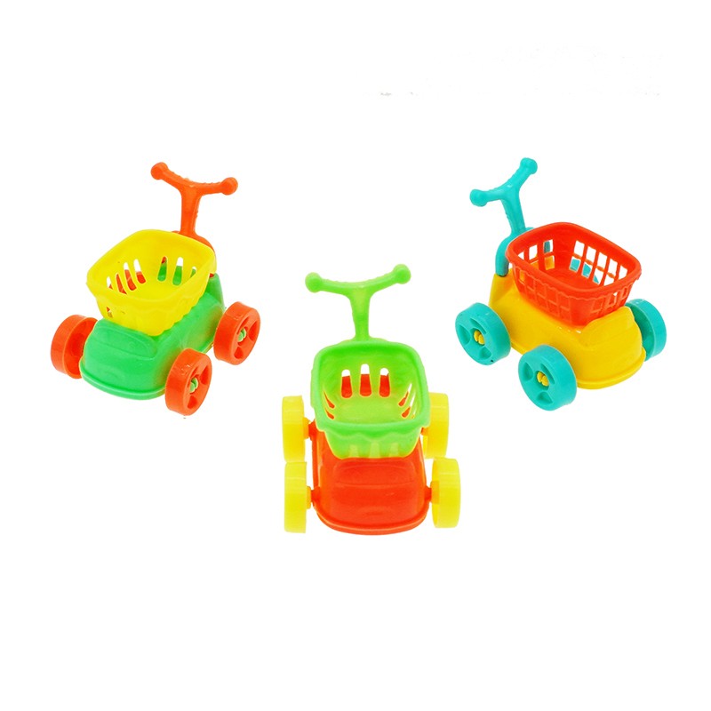 Sliding Shopping Cart Supplier - Colorful Basket Trolley Toys