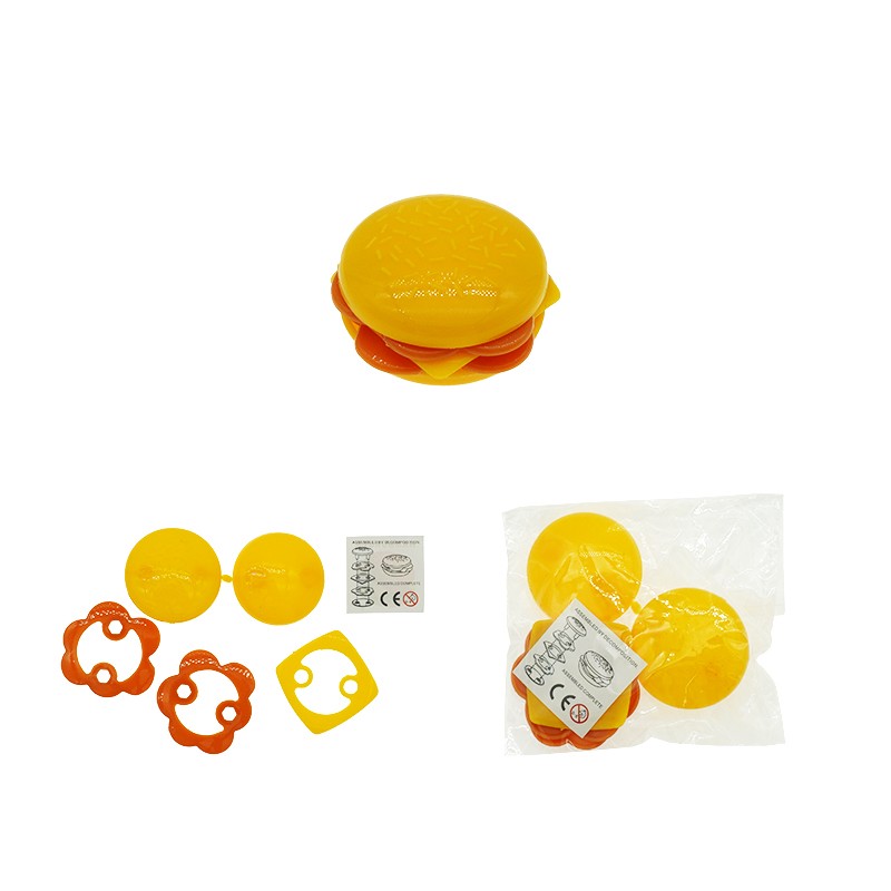DIY Hamburger Factory - Self Assembly Plastic Food Toys