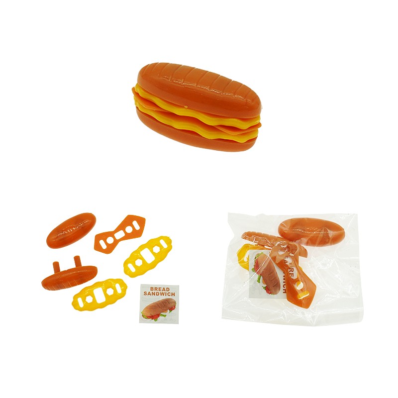 DIY Hamburger Factory - Self Assembly Plastic Food Toys