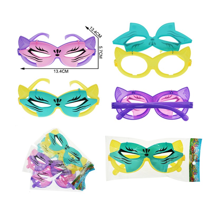 Flip-open Cat Girl Glasses Supplier - Plastic No Lens for Kids