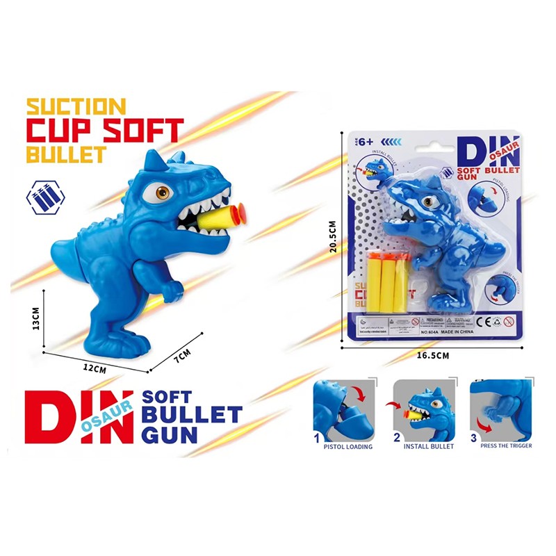 Educational Shooting Toy Factory - Dinosaur Soft Bullet Gun Play