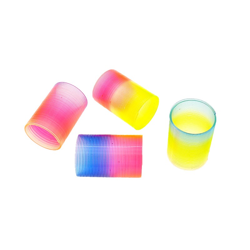 Rainbow Spring Factory - 4.5CM Plastic Coil Spring Toys