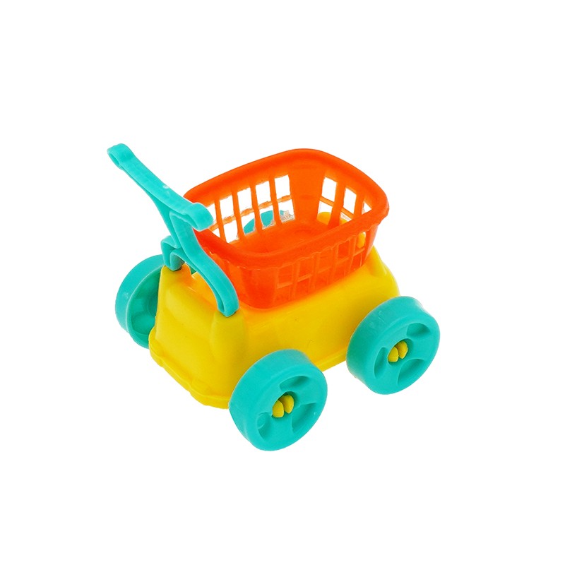 Sliding Shopping Cart Supplier - Colorful Basket Trolley Toys