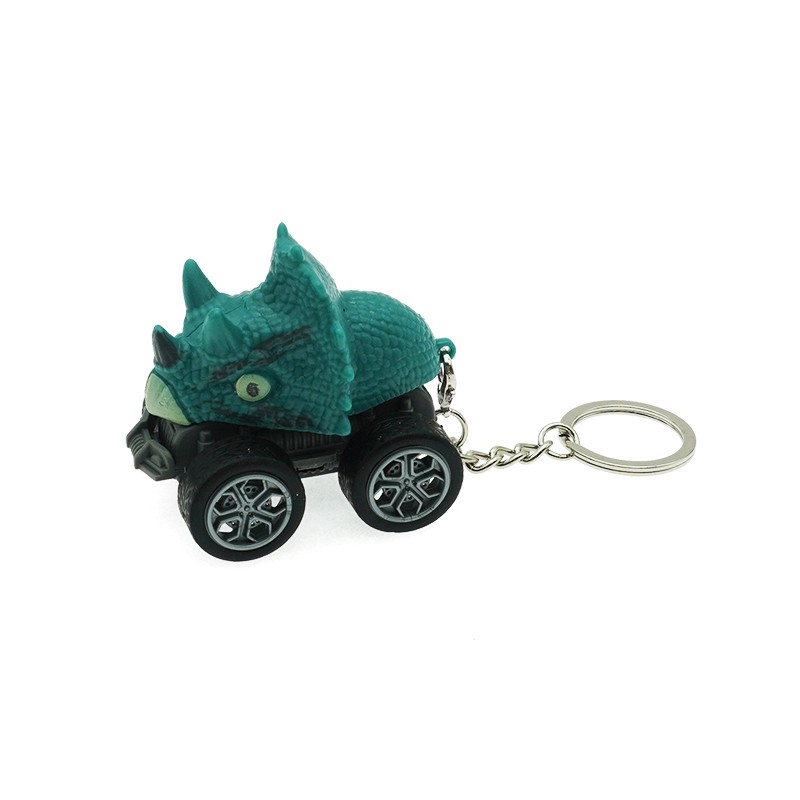 Dinosaur Pull Back Car Supplier - with Keychain High Quality