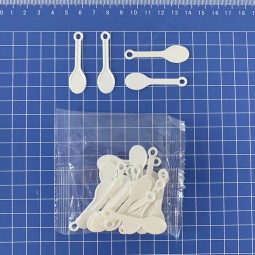 Disposable Tableware Spoon Factory - White PP Small Dessert Spoon