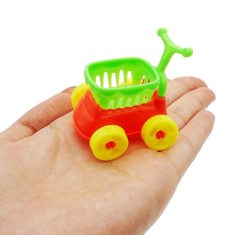 Sliding Shopping Cart Supplier - Colorful Basket Trolley Toys