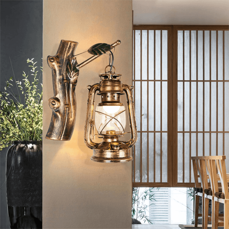 Industrial Light Manufacturer - Retro Iron Glass Wall Lamp