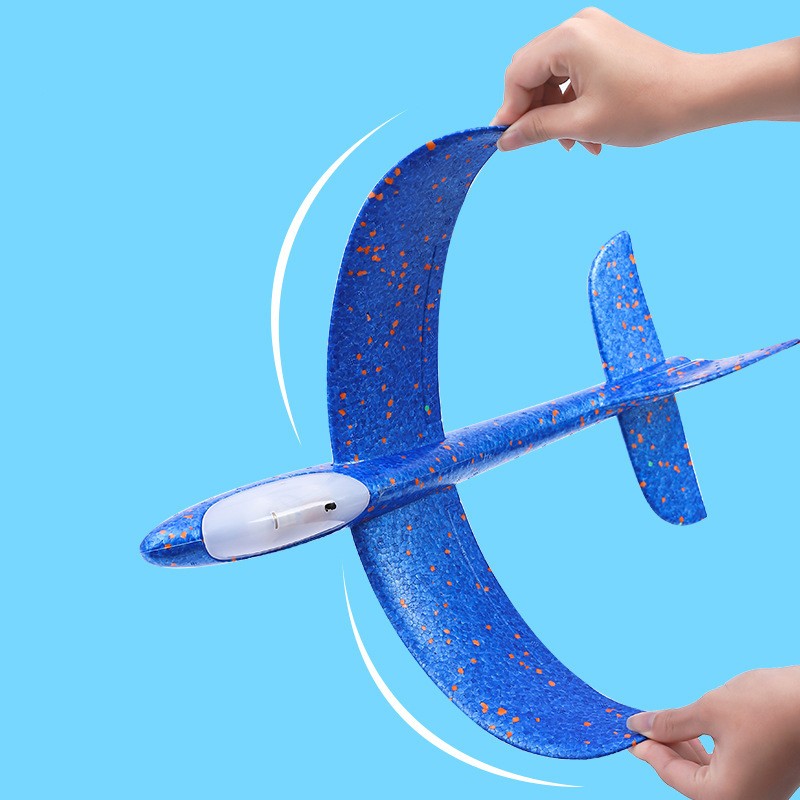 EPP Airplane Factory - 48CM Hand Throwing LED Glider Plane