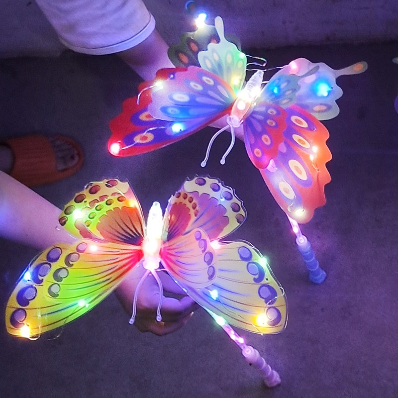 Butterfly Wand Supplier - LED Light Handheld Magic Swinging Toy