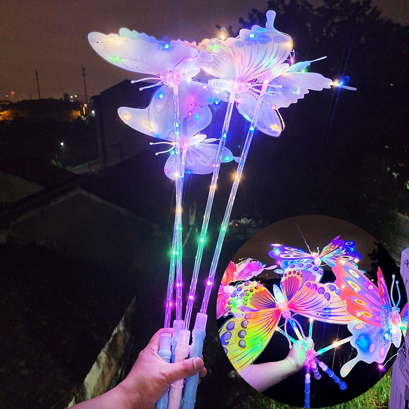 Butterfly Wand Supplier - LED Light Handheld Magic Swinging Toy