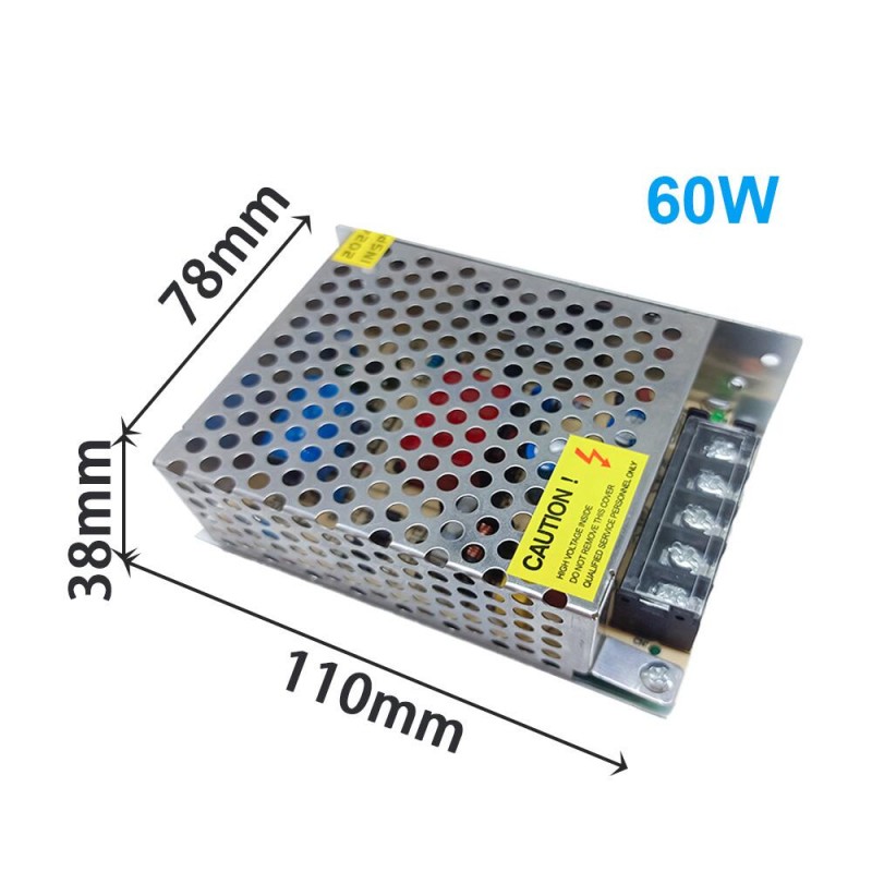 SMPS Power Supply Supplier - KCC Certified 12V 24V 60W AC to DC
