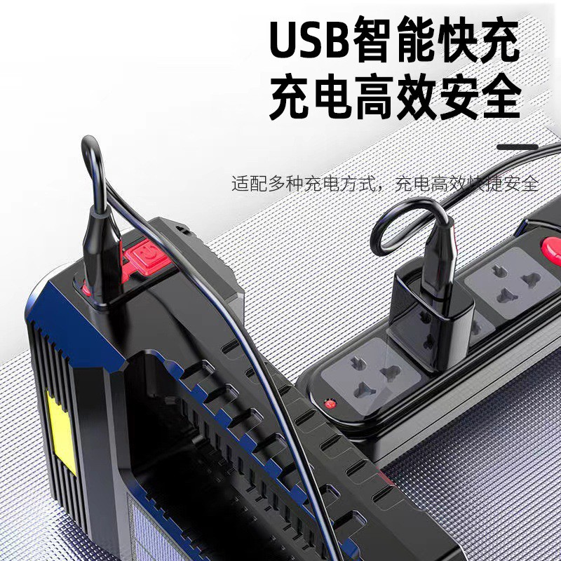 Led Flashlight Factory - Portable Searchlight Solar Measuring