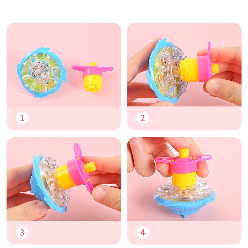 Spinning Top Manufacturer - Bouncing Light up Music Battle Top