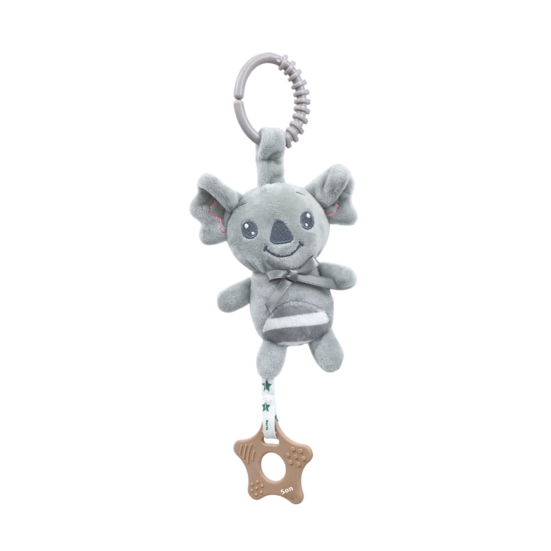 Teething Toy Manufacturer - Baby Pendant Soft Plastic Bell Rattle
