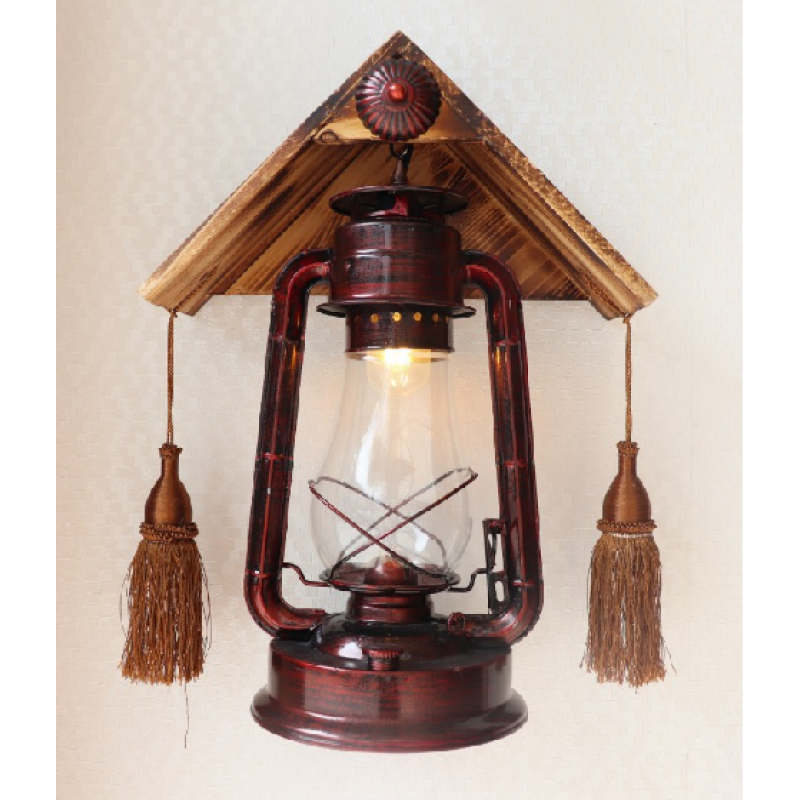 Wall Light Supplier - American Style Glass Iron Classic