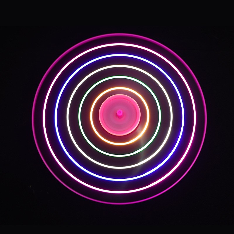 Flying Saucer Toy Supplier - Outdoor Pull String LED Flashing Disc